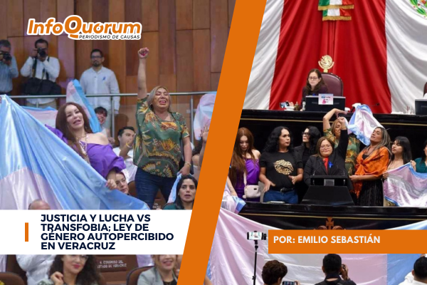 Justicia y lucha vs transfobia; Ley de Género Autopercibido en Veracruz