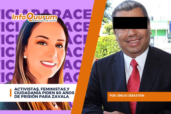 Activistas, feministas y ciudadanía piden 60 años de prisión para Zavala