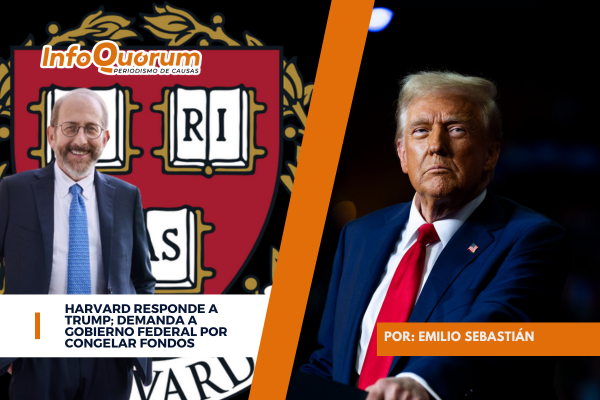 Harvard responde a Trump; demanda a gobierno federal por congelar fondos