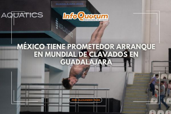 México tiene prometedor arranque en mundial de clavados en Guadalajara