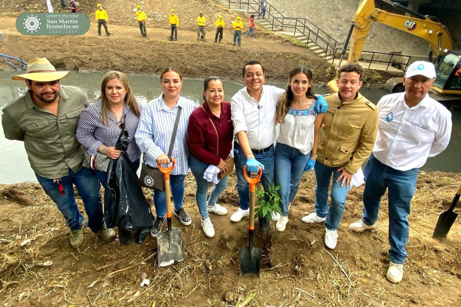 Se suma Texmelucan a jornadas de limpieza del Atoyac