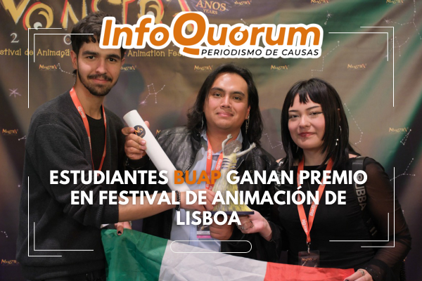 Estudiantes de la BUAP ganan premio en Festival de Animación de Lisboa