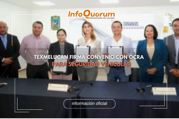 Texmelucan firma convenio con OCRA para seguridad vehicular
