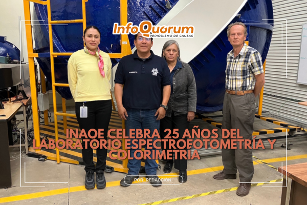 INAOE celebra 25 años del Laboratorio Espectrofotometría y Colorimetría