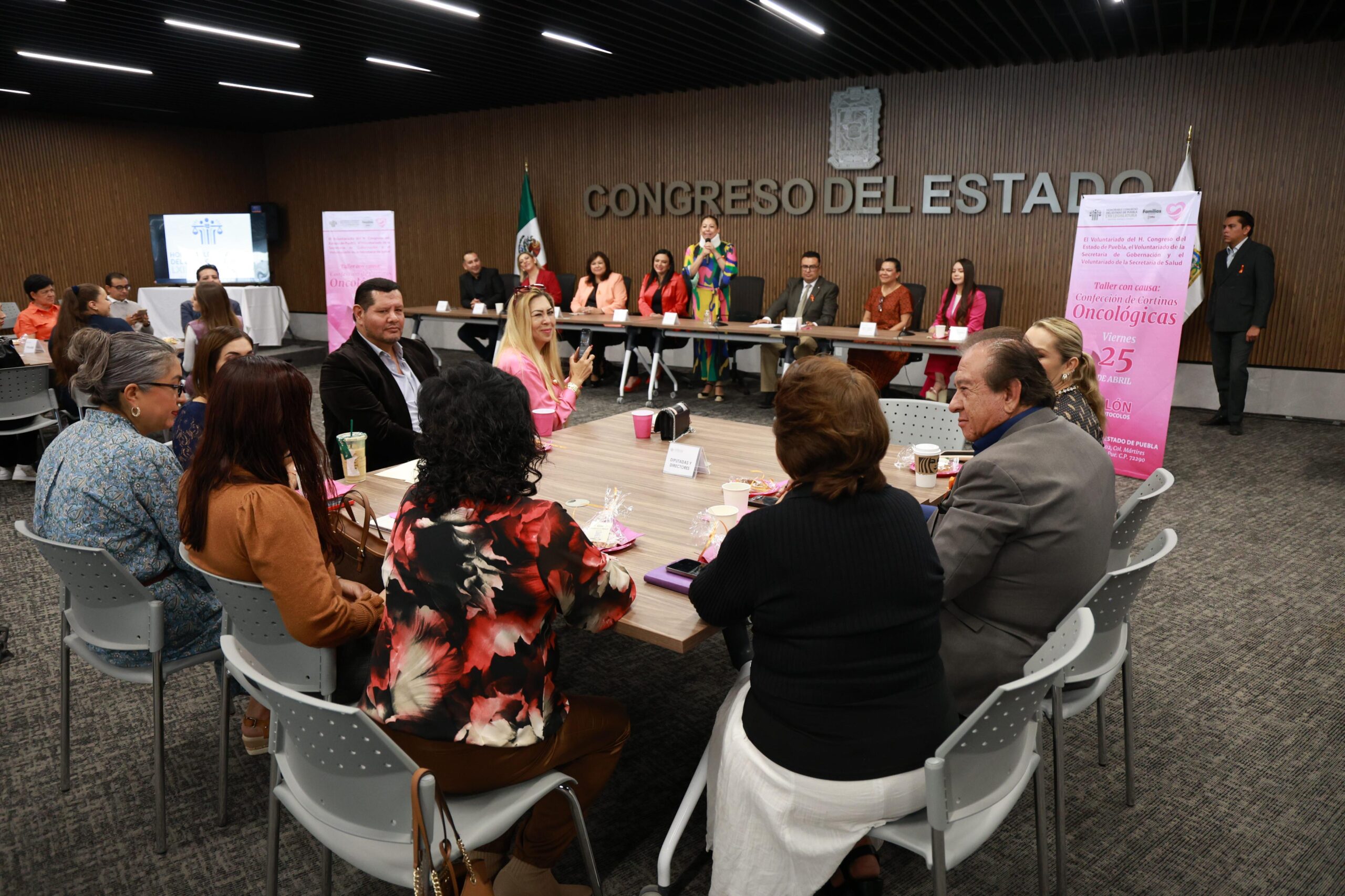 Realiza Congreso Taller para la elaboración de cortinas oncológicas