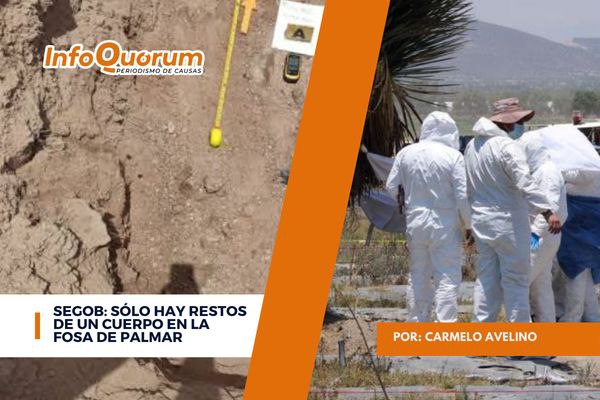 Fosa clandestina en Palmar de Bravo