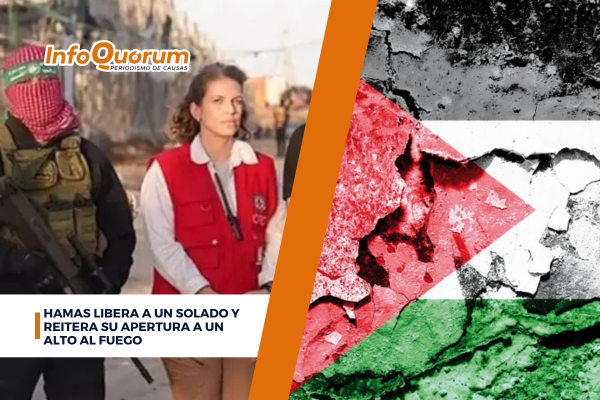 Hamas libera a un solado y reitera su apertura a un alto al fuego