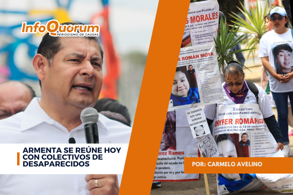 Armenta se reúne hoy con colectivos de desaparecidos