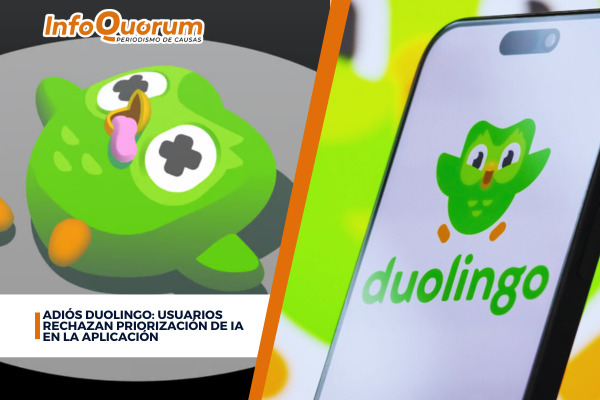 Adiós Duolingo: usuarios rechazan priorización de IA en la aplicación