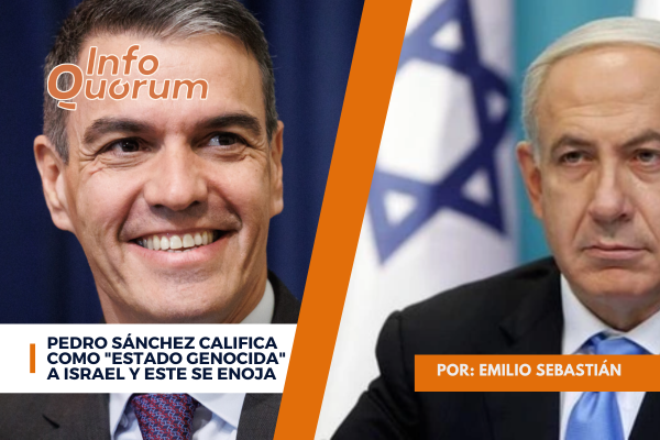 Pedro Sánchez califica como “estado genocida” a Israel y este se enoja
