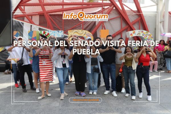 Personal del Senado visita Feria de Puebla