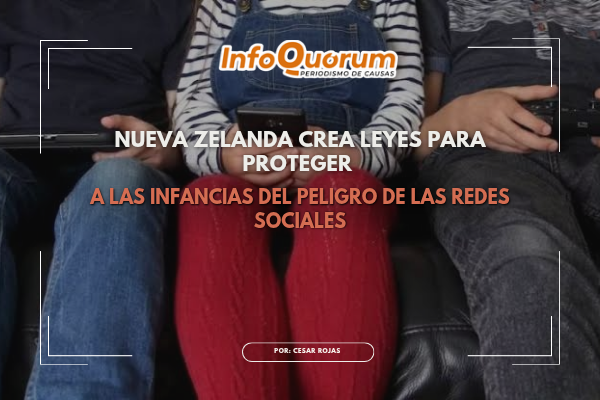 Nueva Zelanda crea leyes para proteger a las infancias del peligro de las redes sociales