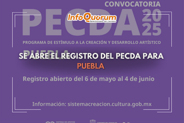 Se abre el registro del PECDA para Puebla