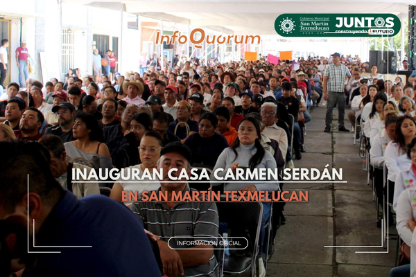 Inauguran Casa Carmen Serdán en San Martín Texmelucan