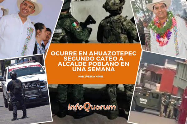 Ocurre en Ahuazotepec segundo cateo a alcalde poblano en una semana