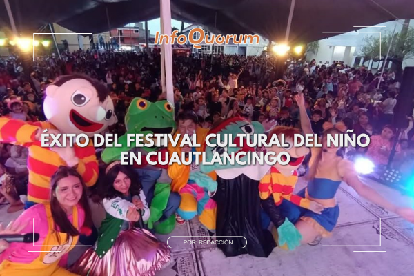 Éxito del Festival Cultural del Niño en Cuautlancingo