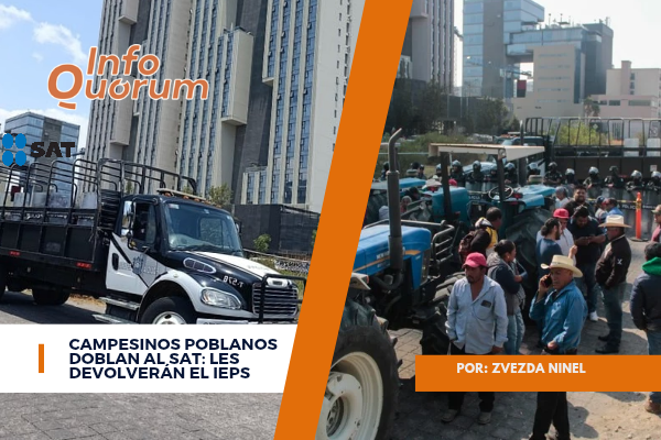 Campesinos poblanos doblan al SAT: les devolverán el IEPS