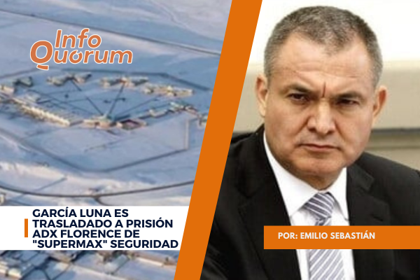 García Luna es trasladado a prisión ADX Florence de “supermax” seguridad