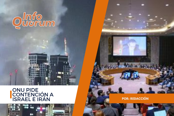 ONU pide contención a Israel e Irán