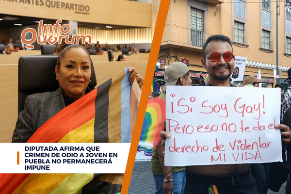 Diputada afirma que crimen de odio a joven en Puebla no permanecerá impune