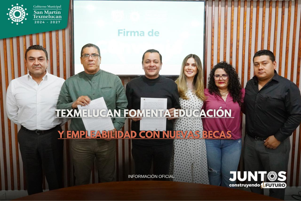 Texmelucan fomenta educación y empleabilidad con nuevas becas