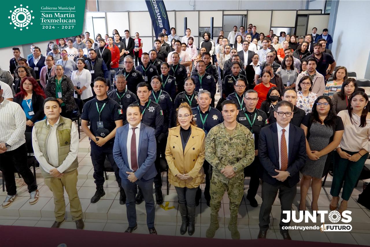 Gobierno de Texmelucan capacita a su personal policial