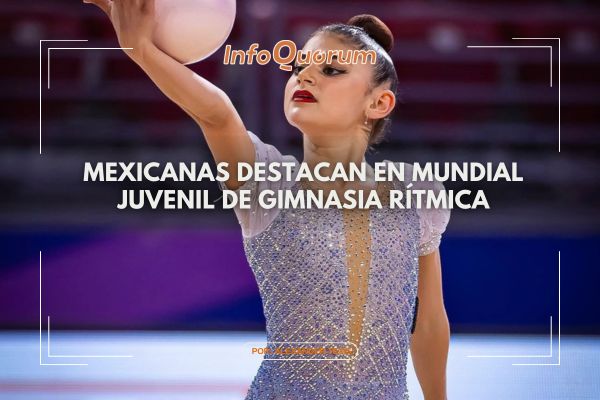 Mexicanas destacan en mundial juvenil de gimnasia rítmica