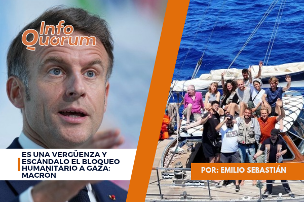 Es una vergüenza y escándalo el bloqueo humanitario a Gaza: Macrón