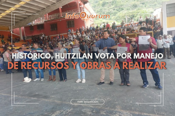 Histórico, Huitzilan vota por manejo de recursos y obras a realizar