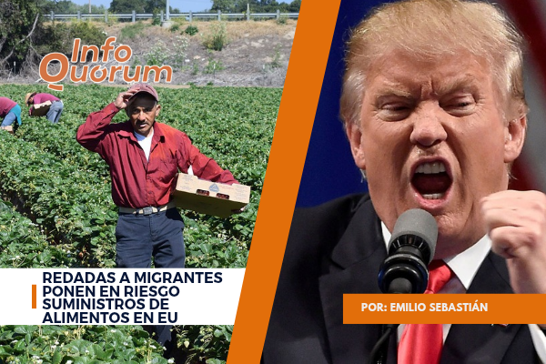 Redadas a migrantes ponen en riesgo suministros de alimentos en EU