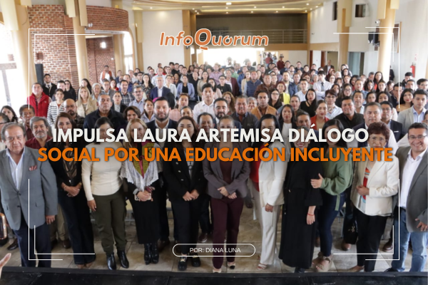 Impulsa Laura Artemisa diálogo social por una educación incluyente