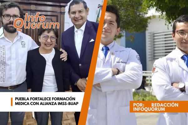 Puebla fortalece formación medica con alianza IMSS-BUAP