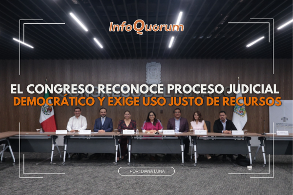 El Congreso reconoce proceso judicial democrático y exige uso justo de recursos