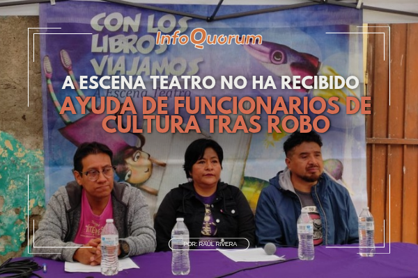 “A Escena Teatro” no ha recibido ayuda de funcionarios de cultura tras robo