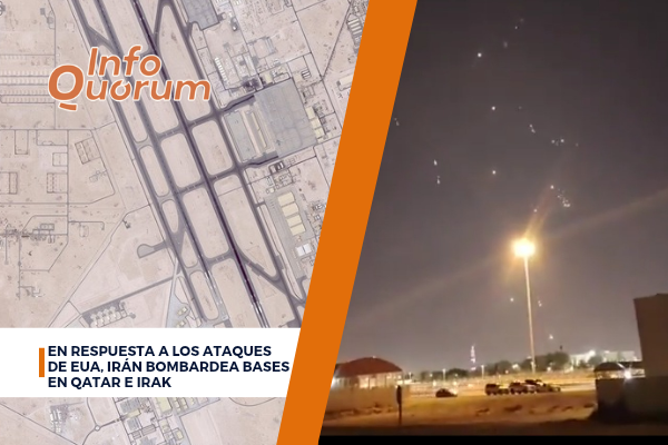En respuesta a los ataques de EUA, Irán bombardea bases en Qatar e Irak