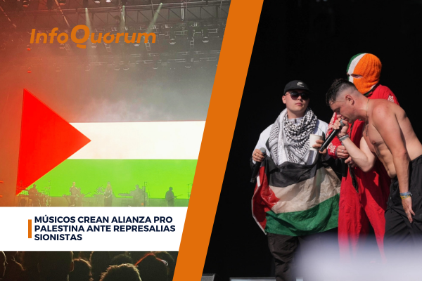 Músicos crean alianza pro Palestina ante represalias sionistas