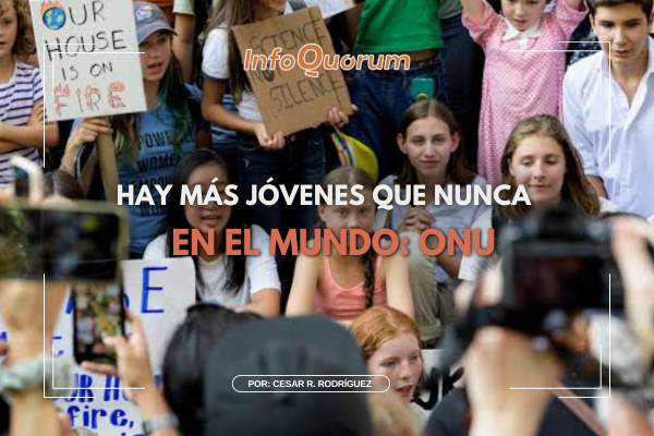 Hay más jóvenes que nunca en el mundo: ONU