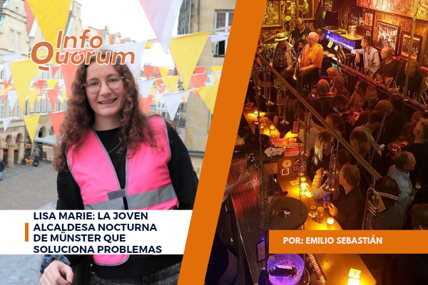 Lisa Marie; la joven alcaldesa nocturna de Münster que soluciona problemas