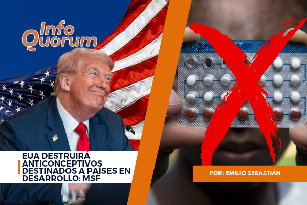 EUA destruirá anticonceptivos destinados a países en desarrollo: MSF