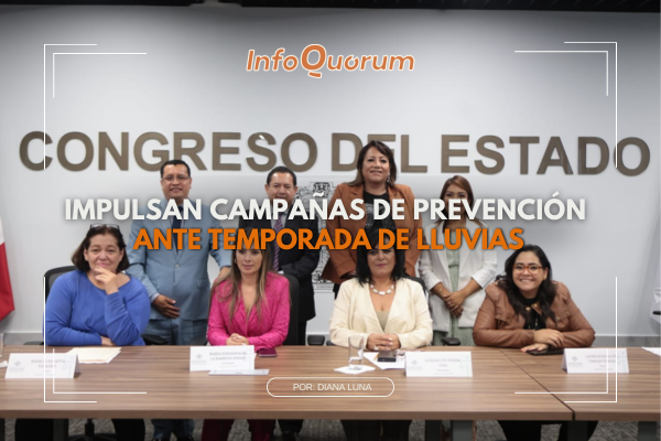 Impulsan campañas de prevención ante temporada de lluvias