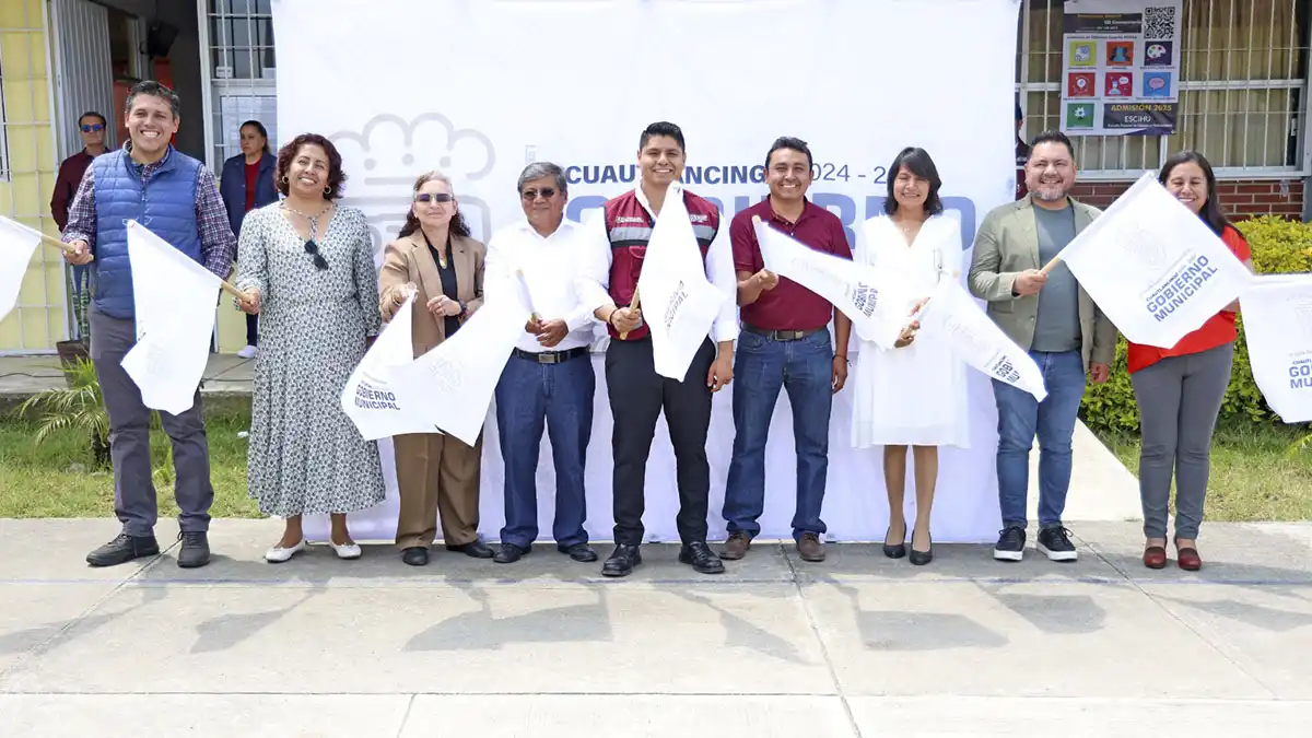 Inician obras para Bachilleratos en Almecatla