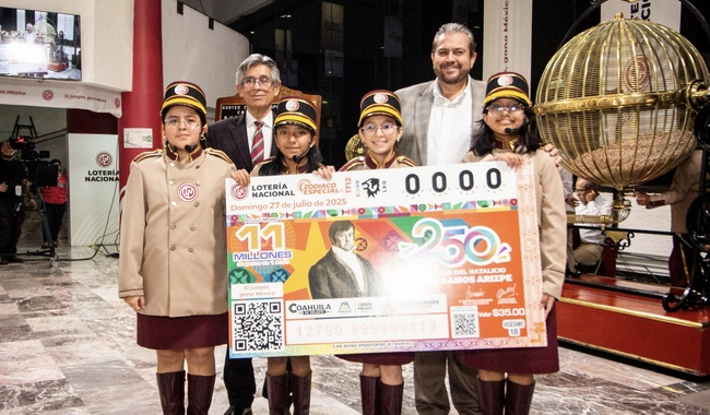 Conmemora Lotería Nacional 250 años del natalicio de Miguel Ramos Arizpe con Sorteo Zodiaco Especial No. 1712