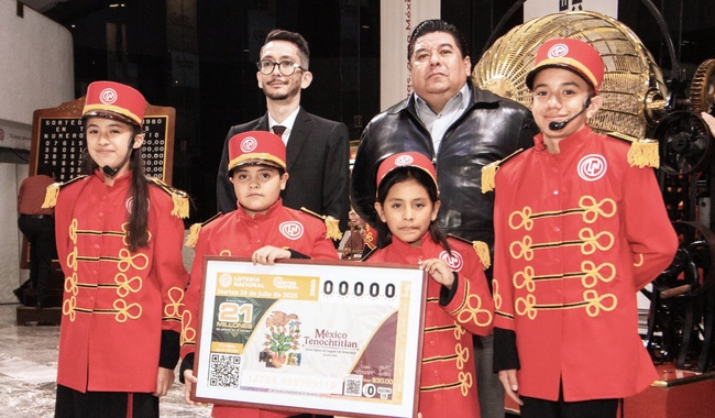 Lotería Nacional conmemora 700 años de México-Tenochtitlan con Sorteo Mayor