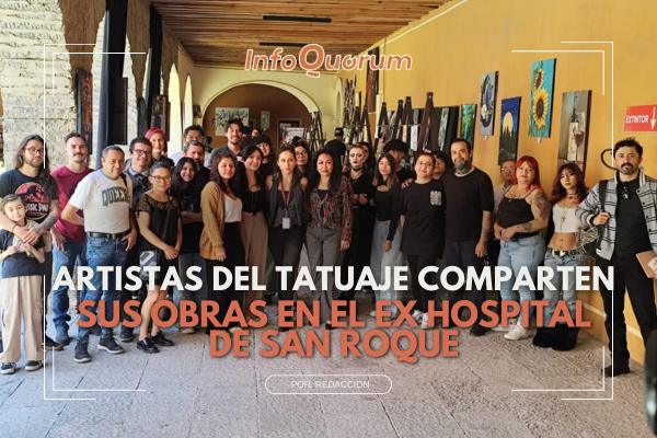 Artistas del tatuaje comparten sus obras en el Ex Hospital de San Roque