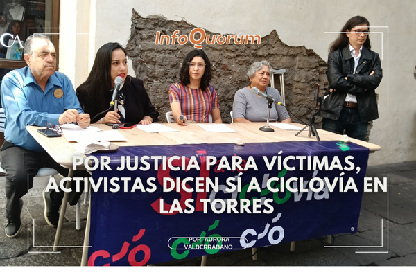 Por justicia para víctimas, activistas dicen sí a ciclovía en las Torres