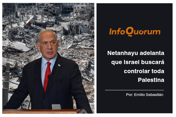 Netanhayu adelanta que Israel buscará controlar toda Palestina