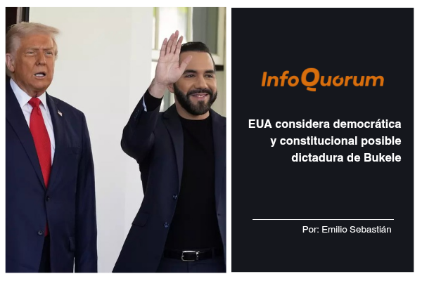 EUA concidera democrática y constitucional posible dictadura de Bukele