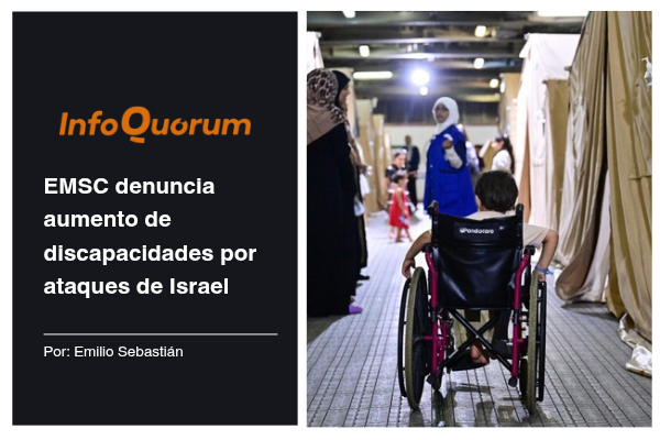 EMSC denuncia aumento de discapacidades por ataques de Israel