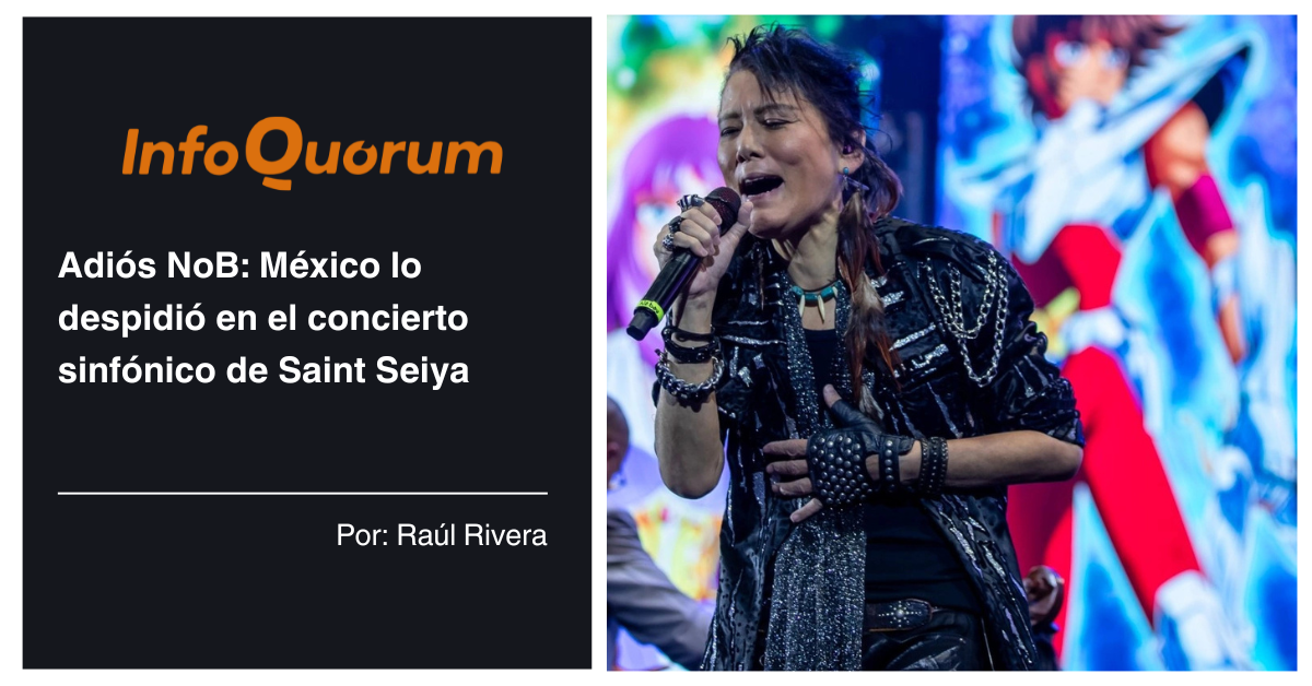 Adiós NoB: México lo despidió en el concierto sinfónico de Saint Seiya