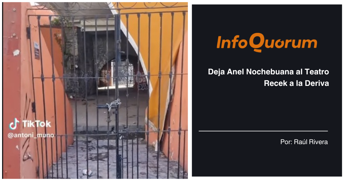 Deja Anel Nochebuana al Teatro Recek a la Deriva